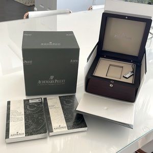 AP audemars piguet wood box